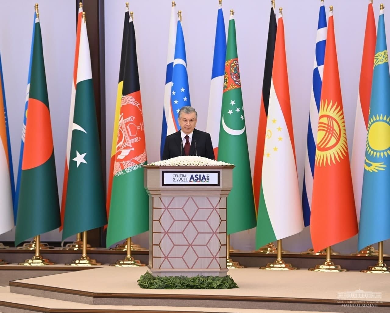 Выступление Президента Республики Узбекистан Шавката Мирзиёева на международной конференции по Центральной и Южной Азии